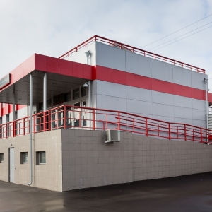 Станция Солнечная, турникетно-кассовый павильон